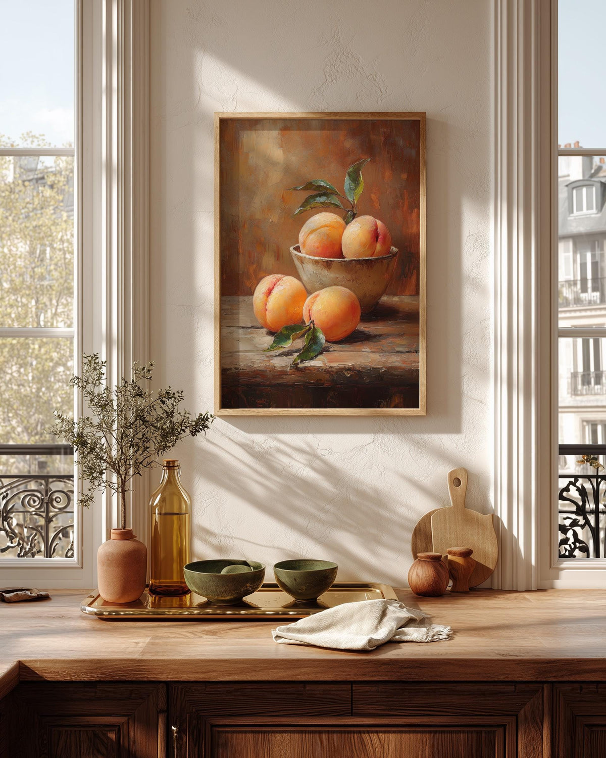 Peach Still Life Wall Art — view 8 of 20