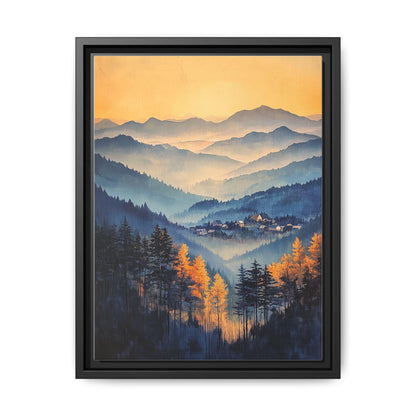 Asheville Wall Art — painterly wall art printed and framed to order