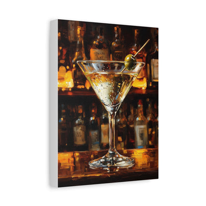 Martini Cocktail Wall Art — Cenzio Atelier framed canvas, made to order