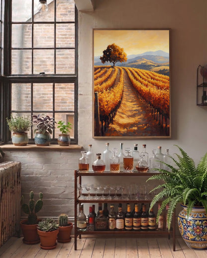 Napa Valley Wall Art — Cenzio Atelier framed canvas, made to order