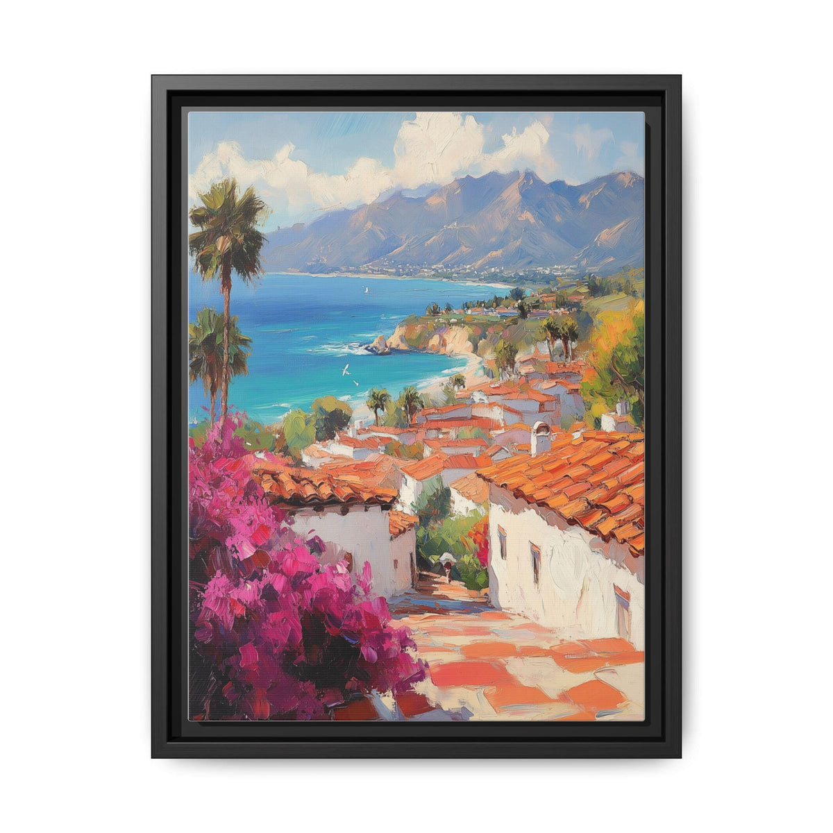 Santa Barbara Wall Art — painterly wall art printed and framed to order