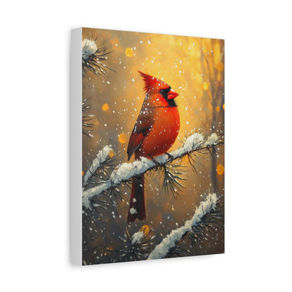 Cardinal Wall Art — museum-grade cotton canvas in a solid wood frame