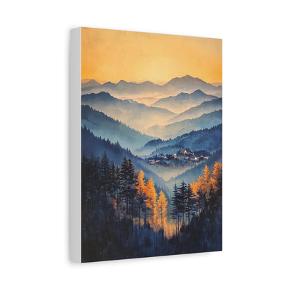 Asheville Wall Art — Cenzio Atelier framed canvas, made to order