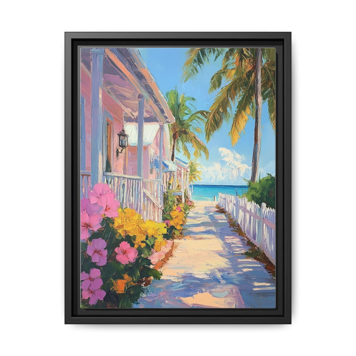 Key West Wall Art — painterly wall art printed and framed to order