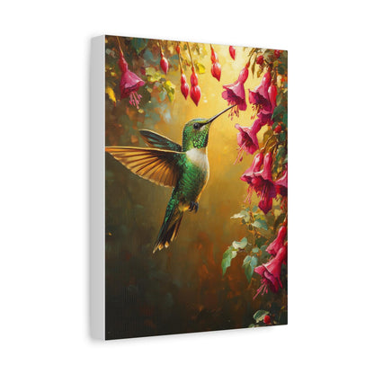 Hummingbird Wall Art — Cenzio Atelier framed canvas, made to order