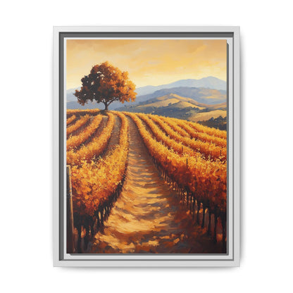 Napa Valley Wall Art — museum-grade cotton canvas in a solid wood frame