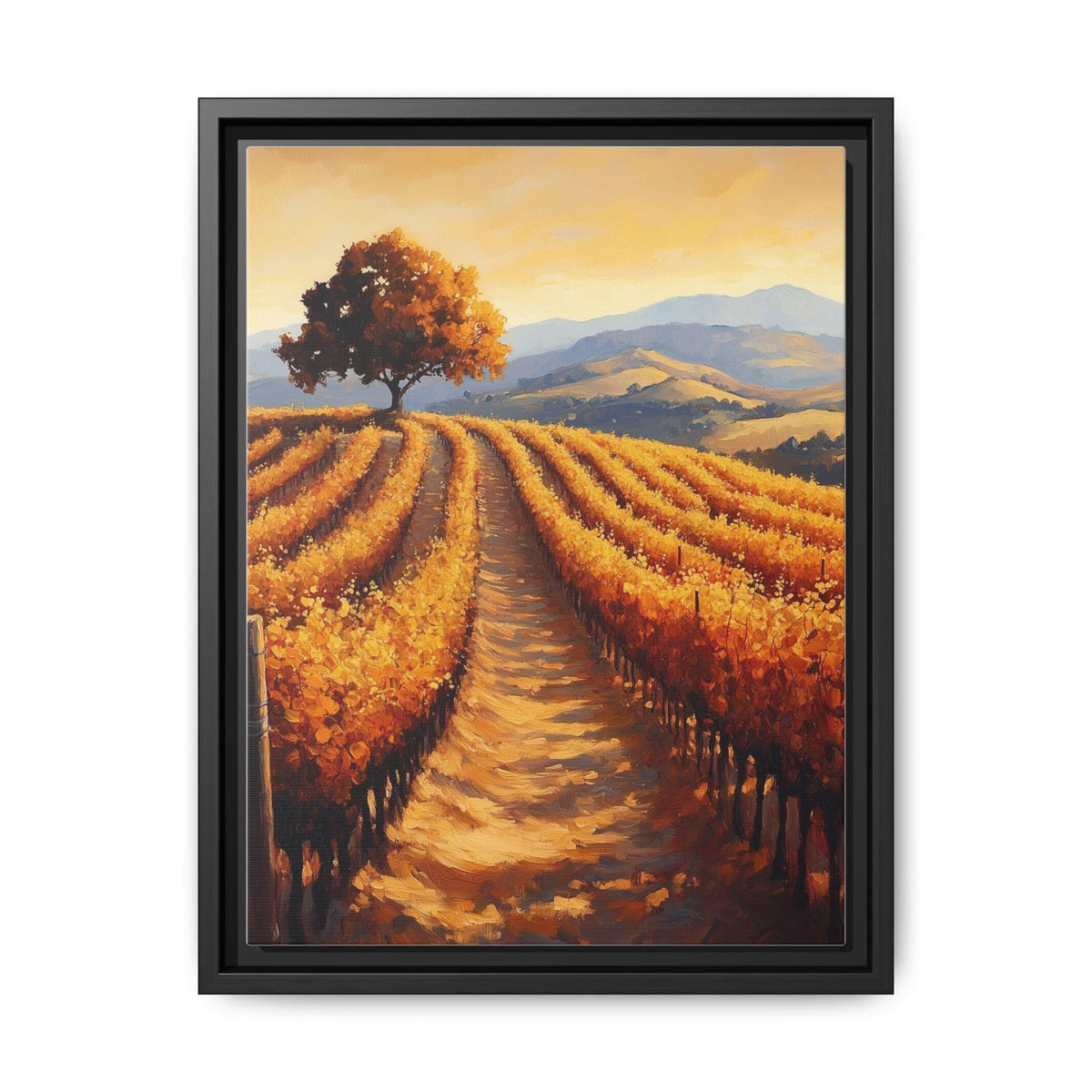 Napa Valley Wall Art — painterly wall art printed and framed to order