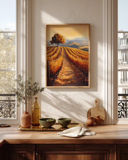 Napa Valley Wall Art — Cenzio Atelier framed canvas, made to order