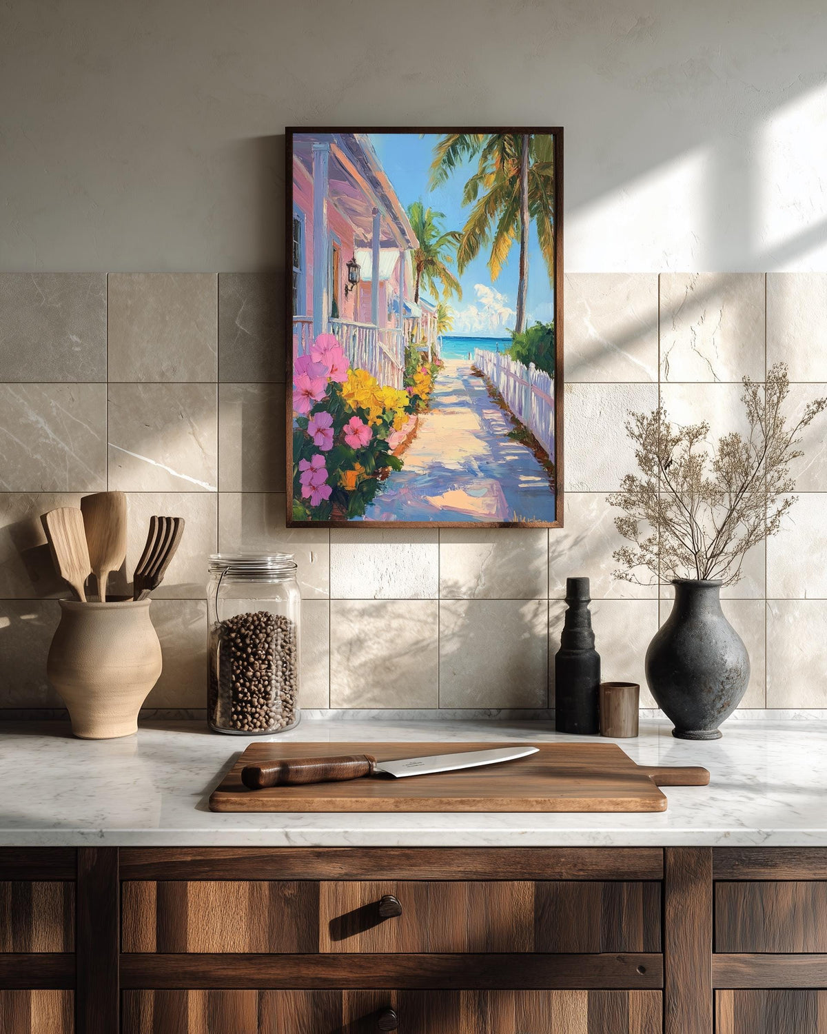 Key West Wall Art — painterly wall art printed and framed to order