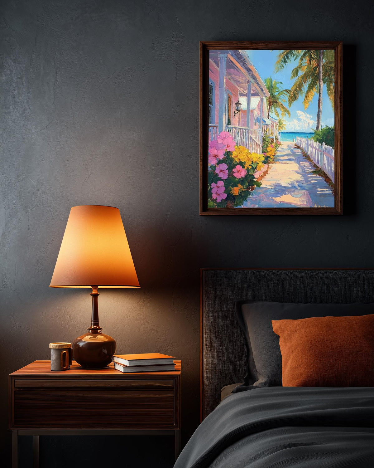 Key West Wall Art — framed canvas print by Cenzio Atelier